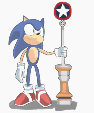 Sonic checkpoint reached doodle by AlSanya-d5m90pr.png